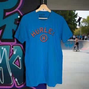 Hurley Men's Large Premier Fit 100% Cotton Crew Neck Short Sleeve T-Shirt